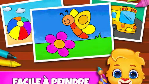 Jeu de Coloriage: Bébé Couleur