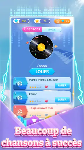 Jeu de piano: Pièce Classique