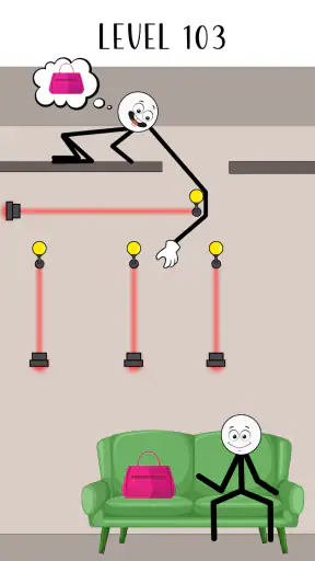 Jeu de puzzle voleur Stickman