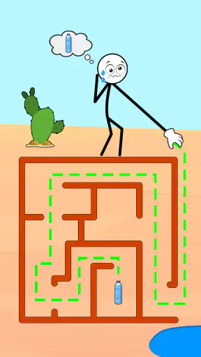 Jeu de puzzle voleur Stickman