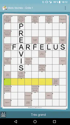 Jeux de grille (mots fléchés &