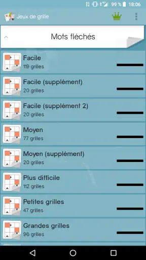 Jeux de grille (mots fléchés &