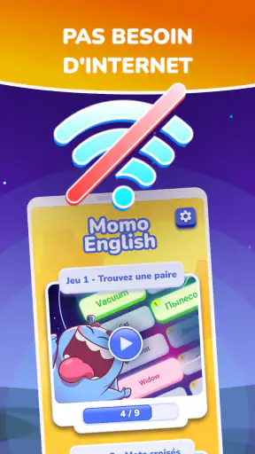 MomoLingo: anglais et plus