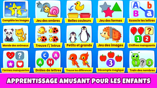 Jeux pour enfants: 3 à 7 ans
