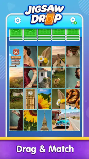 Jigsaw Drop : Puzzle Solitaire
