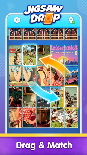 Jigsaw Drop : Puzzle Solitaire