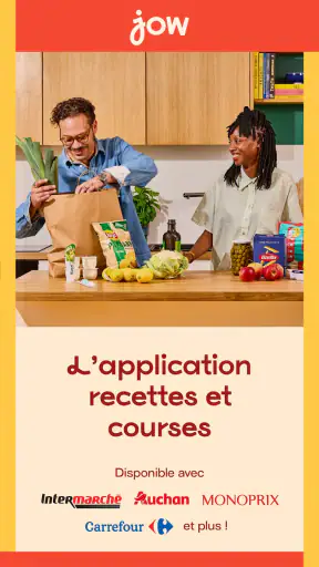 Jow - Recettes et courses
