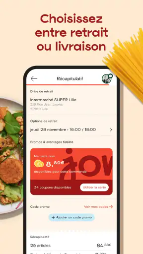 Jow - Recettes et courses