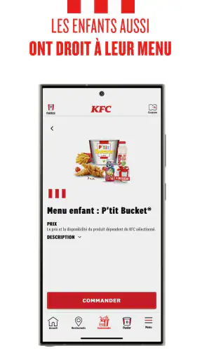 KFC France : Poulet & Burger