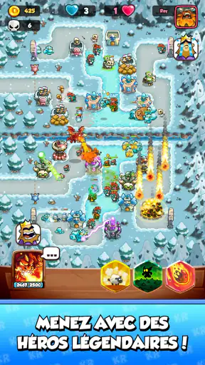 Kingdom Rush Battles: TD Jeu