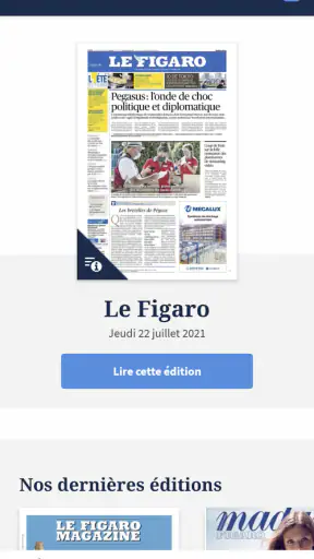 Kiosque Figaro: Journal