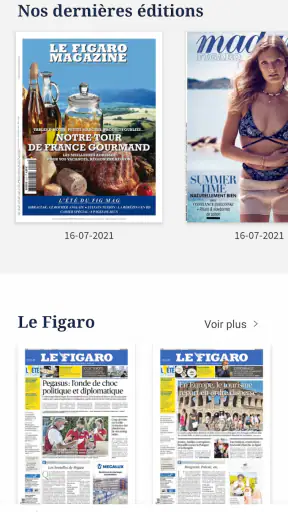 Kiosque Figaro: Journal