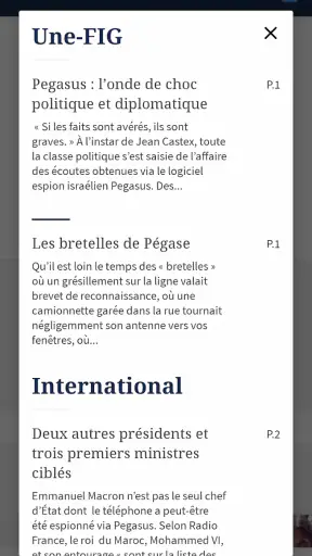 Kiosque Figaro: Journal