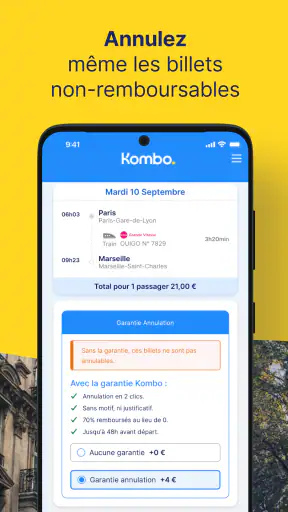 Kombo: Train SNCF, Bus & Avion