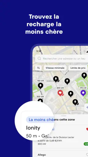 La borne bleue