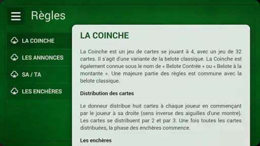 La Coinche / Belote Contrée