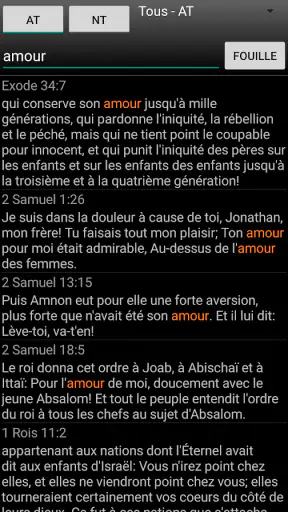 La Sainte Bible, Louis Segond