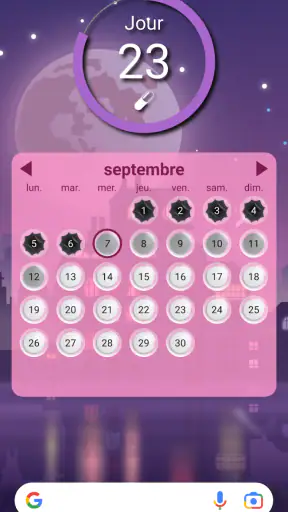 Lady Pill Widgets