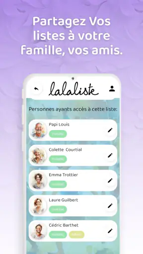 Lalaliste - Liste de Naissance