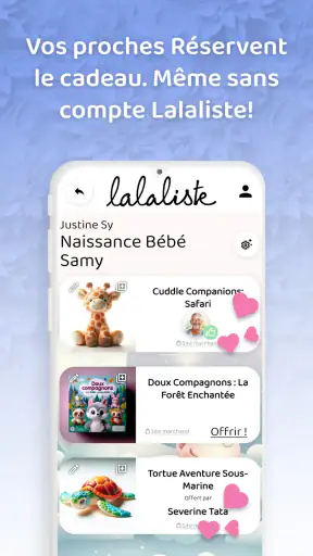 Lalaliste - Liste de Naissance