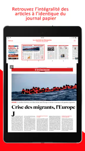 L'ancienne app Le JDD