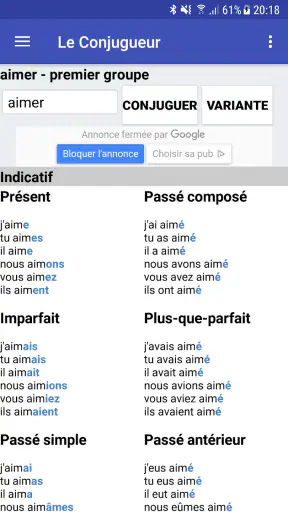 Le Conjugueur