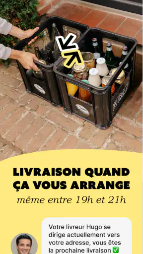 Le Fourgon, produits consignés