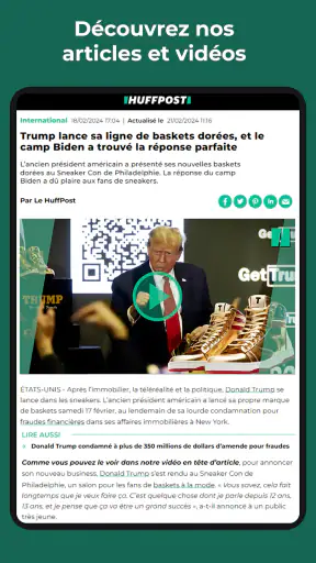 Le HuffPost : Actu Info Vidéo