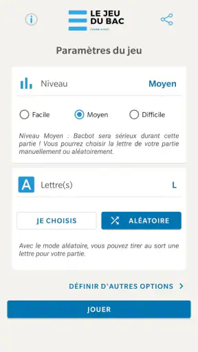 Le Jeu du Bac, comme avant !
