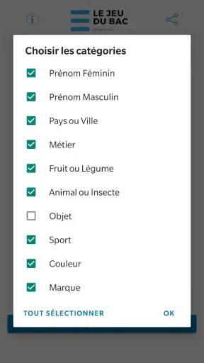 Le Jeu du Bac, comme avant !