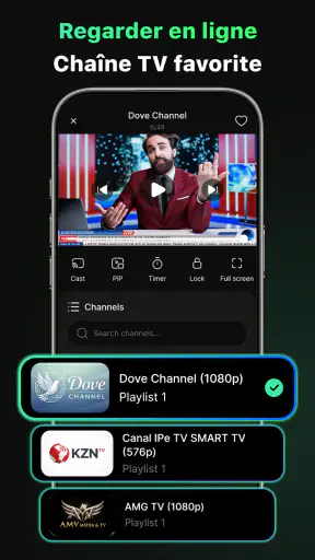 Lecteur IPTV - TV En Ligne