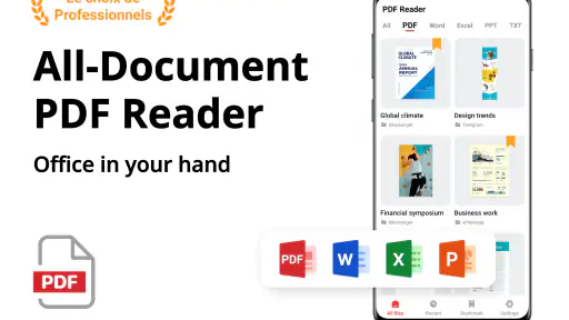 Lecteur PDF - PDF, DOCX, XLSX