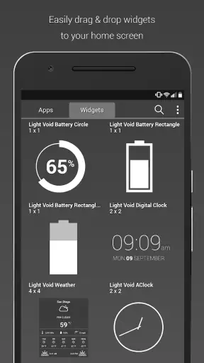 Light Void Pro - White Icons