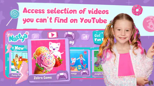 Like Nastya: Jeux et Vidéos