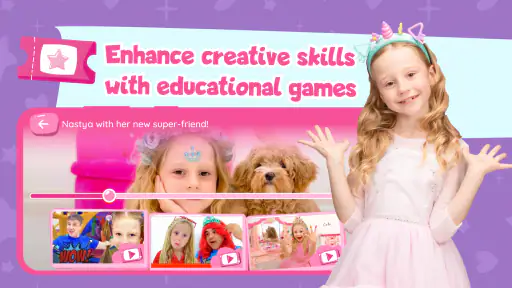 Like Nastya: Jeux et Vidéos