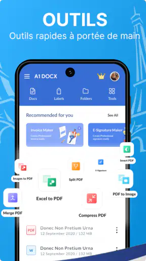 Lire la DOC - DOCX, XLSX, PDF