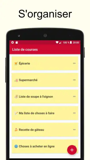 Liste de courses
