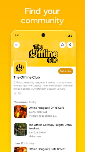 Luma : événement et invitation