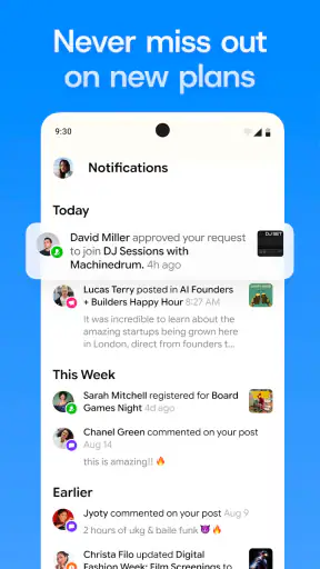 Luma : événement et invitation