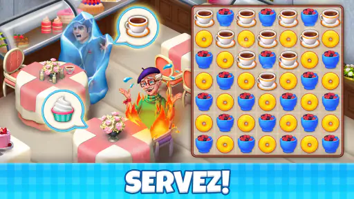 Manor Cafe: Jeux de Match 3