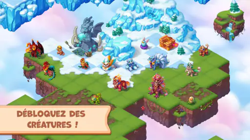 Mergest Kingdom: jeu de fusion