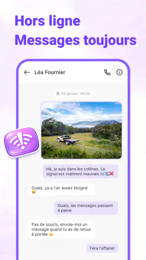 Messages : SMS Accueil