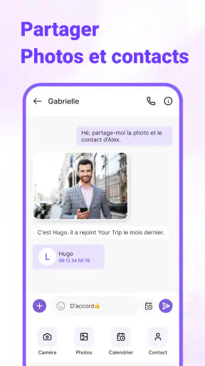 Messages : SMS Accueil