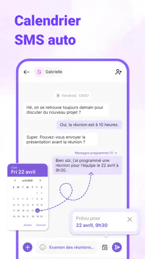 Messages : SMS Accueil