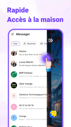 Messages : SMS Accueil