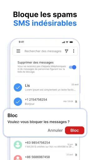 Messages - SMS Texte Messaging
