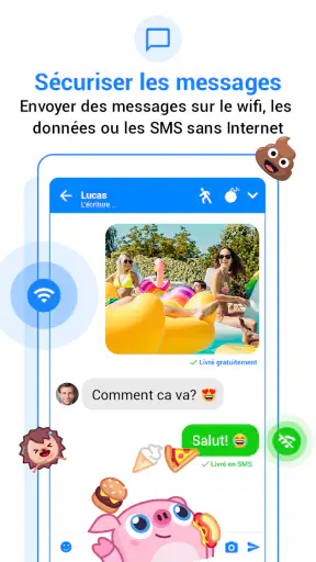 Messenger SMS - Messages texte