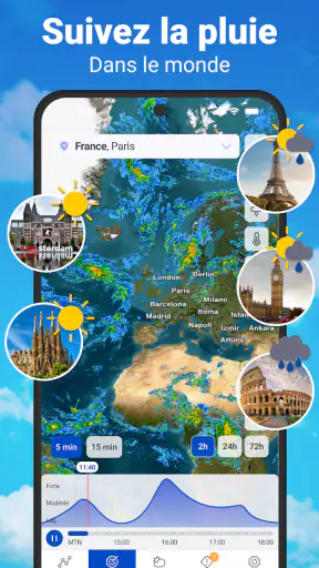 Météo en direct - Radar Pluie
