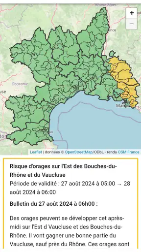 Météo Languedoc