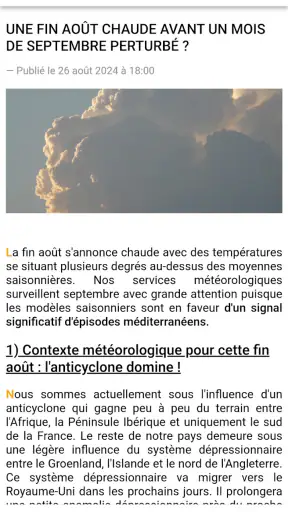 Météo Languedoc